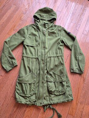 Adidas Neo Outershell from parka Size 4 (Small) Olive Green